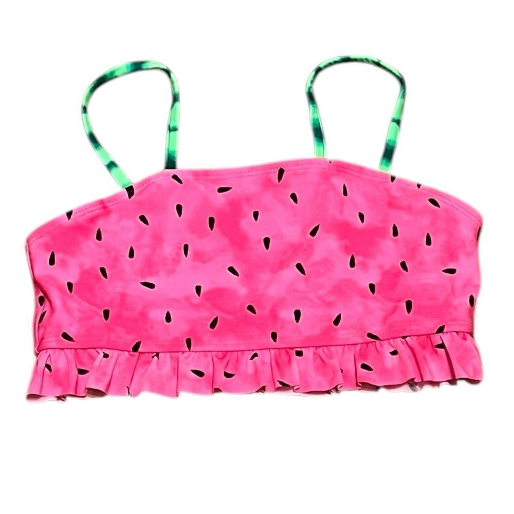 Cat & Jack Girl’s Watermelon‎ Swim Top, Size L 10/12, NWOT